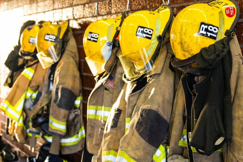 Firefighter Turnout Gear - Sun-Pull - Photo via Matt C and Unsplash